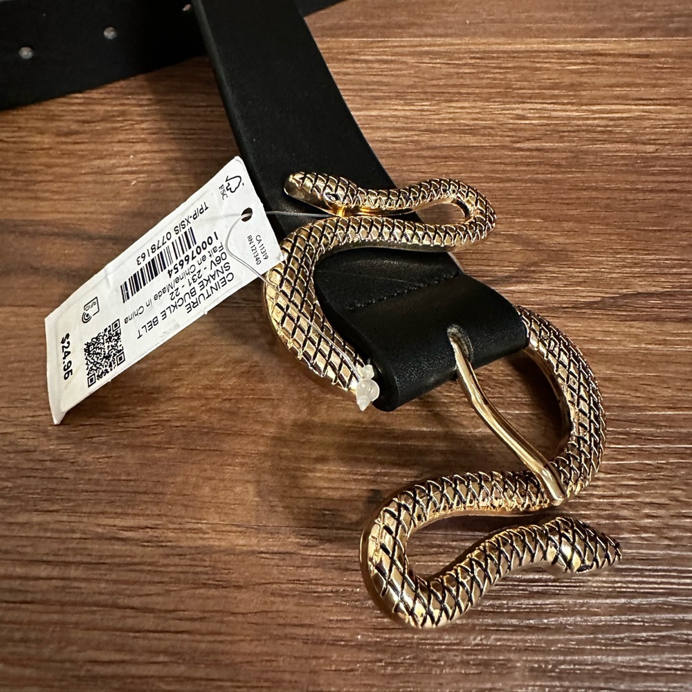 Snake Buckle Belt